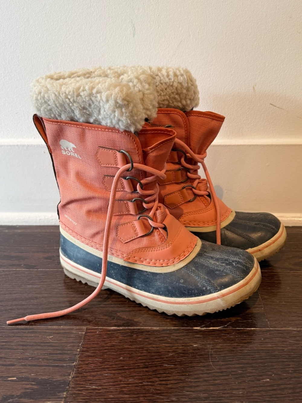 Sorel pink winter boots